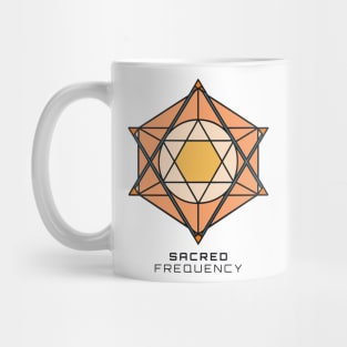 Sacred frequency of energy and harmony Mug